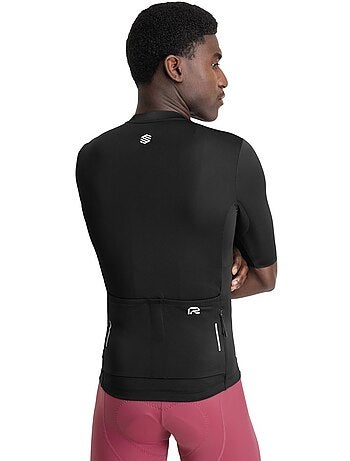 Maillot vélo manches courtes en tissu recyclé homme cyclisme homme m6r zero