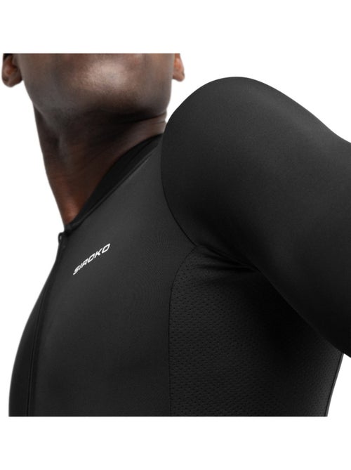 Maillot vélo manches courtes en tissu recyclé homme cyclisme homme m6r zero - Kiabi