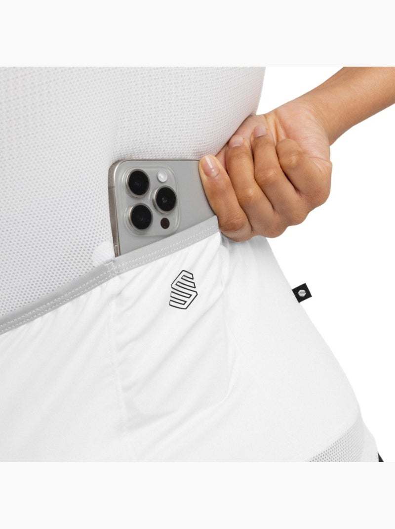 Maillot vélo manches courtes femme cyclisme femme core sonora Blanc - Kiabi