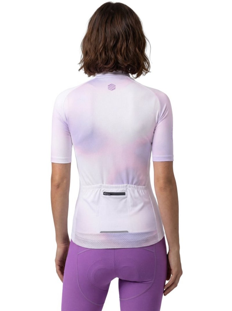 Maillot vélo manches courtes femme cyclisme femme m2-w nrc Blanc - Kiabi