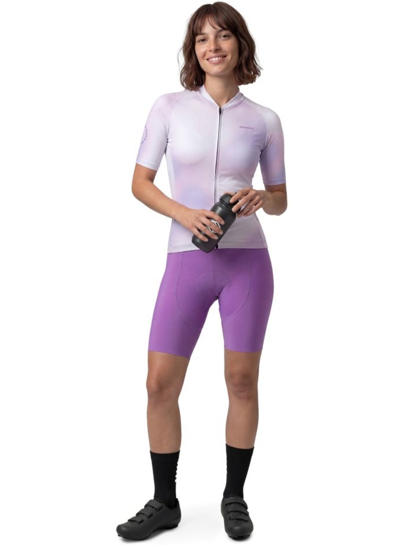Maillot vélo manches courtes femme cyclisme femme m2-w nrc Blanc - Kiabi