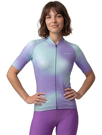 Maillot vélo manches courtes femme cyclisme femme m2-w nrc lilac
