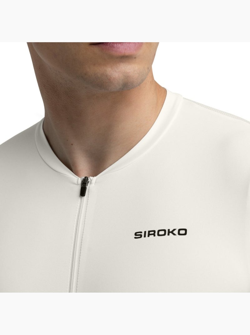 Maillot vélo manches courtes homme cyclisme homme core rim drive Blanc - Kiabi