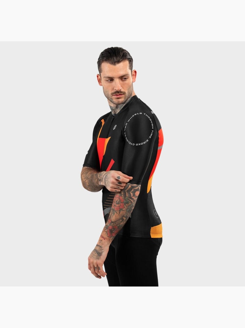 Maillot vélo manches courtes homme cyclisme homme m2 colorado Noir - Kiabi