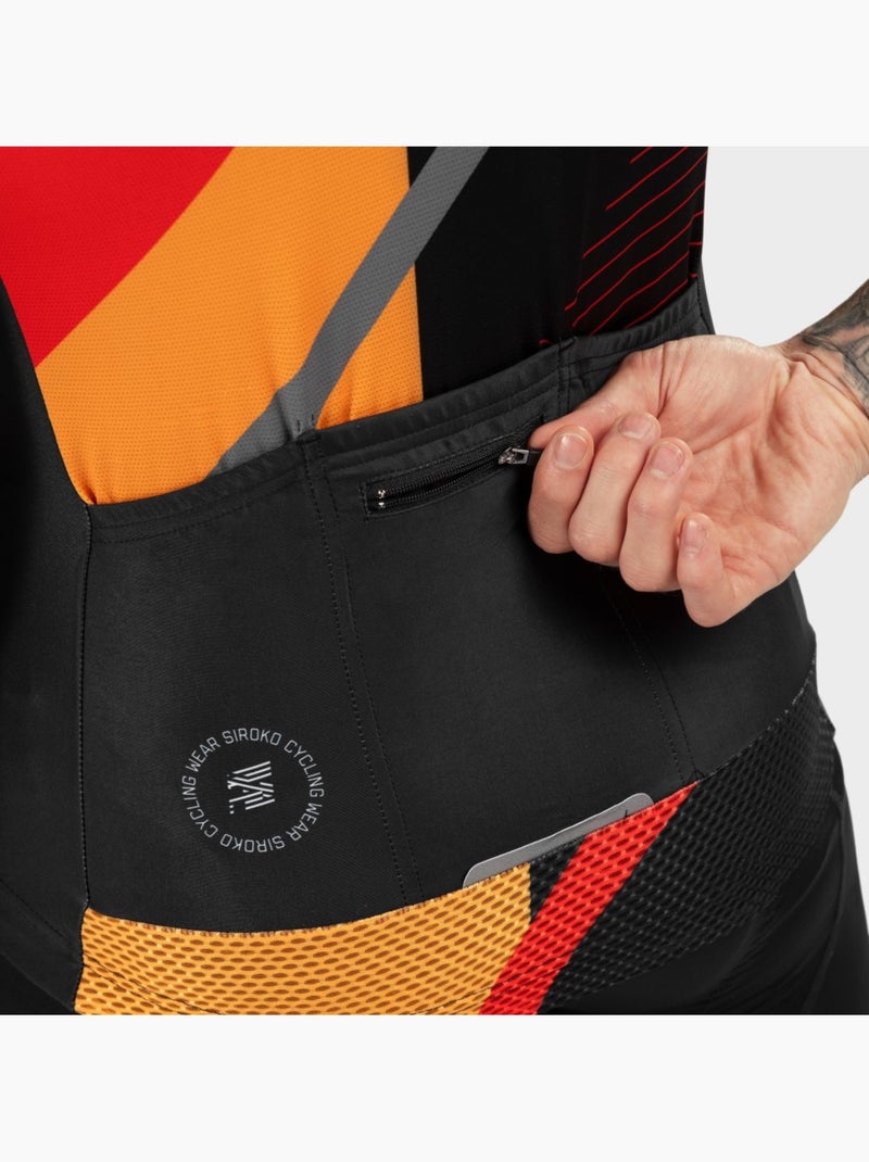 Maillot vélo manches courtes homme cyclisme homme m2 colorado Noir - Kiabi