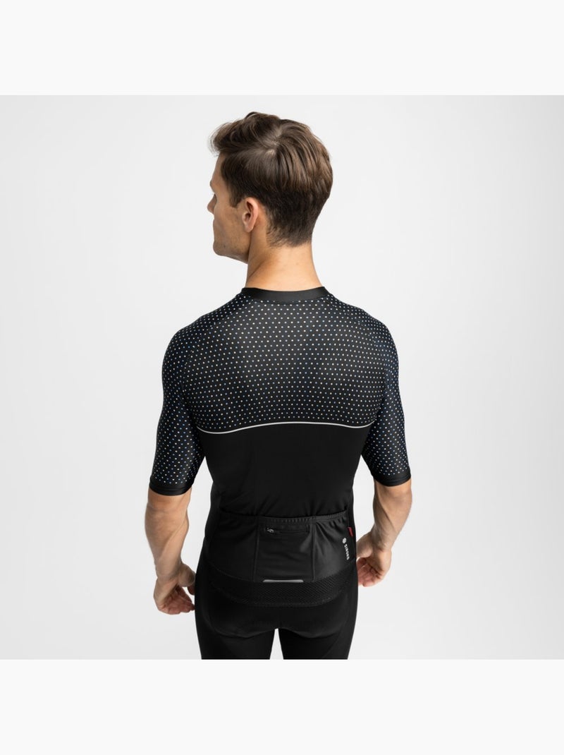 Maillot vélo manches courtes homme cyclisme homme m2 mount evans Noir - Kiabi