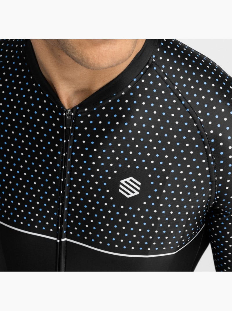 Maillot vélo manches courtes homme cyclisme homme m2 mount evans Noir - Kiabi