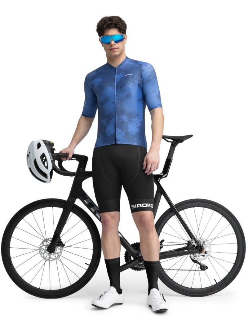 Maillot vélo manches courtes homme cyclisme homme m2 nitro Bleu - Kiabi