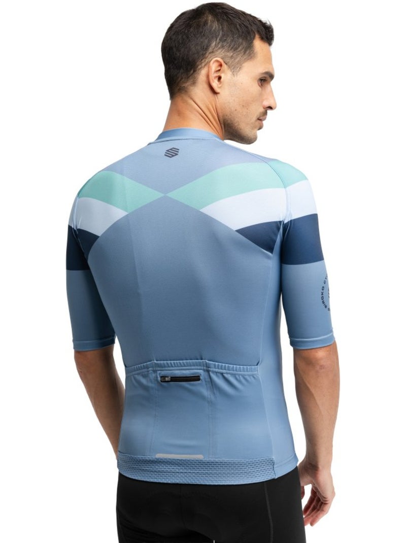 Maillot vélo manches courtes homme cyclisme homme m2 susten Bleu - Kiabi