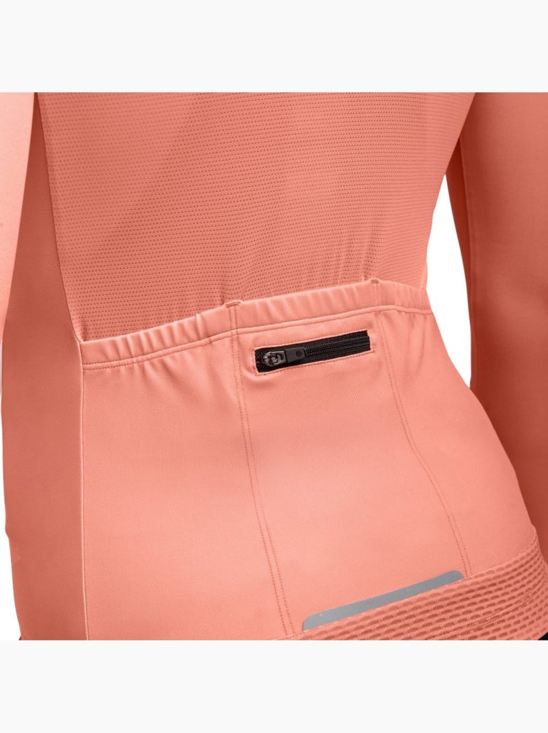 Maillot vélo manches longues femme cyclisme femme m2 ardenas Beige argile - Kiabi