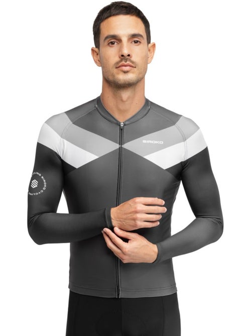 Maillot vélo manches longues homme cyclisme homme m2 falzarego - Kiabi