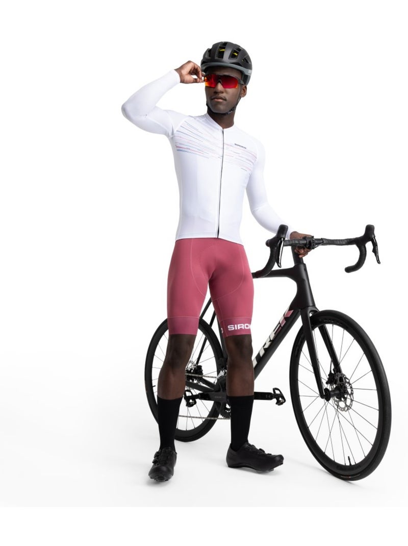 Maillot vélo manches longues homme cyclisme homme m2 noise Blanc - Kiabi