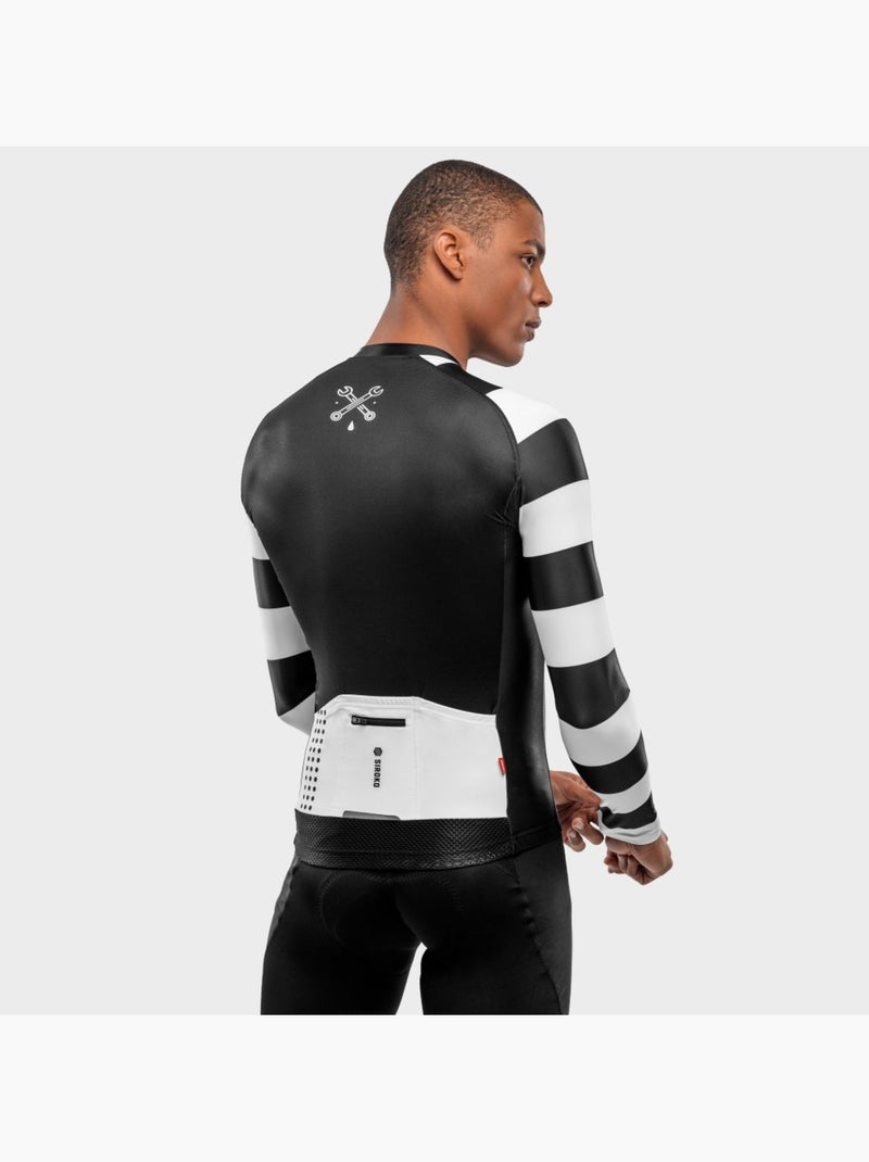 Maillot vélo manches longues homme cyclisme homme m2 summit Noir - Kiabi