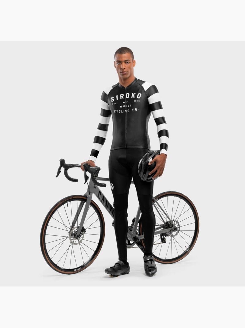 Maillot vélo manches longues homme cyclisme homme m2 summit Noir - Kiabi