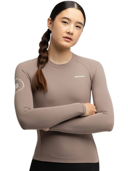 Maillot vélo manches longues sans zip femme femme m9-w scanuppia - Kiabi Maillot vélo manches longues sans zip femme femme m9-w scanuppia - Kiabi