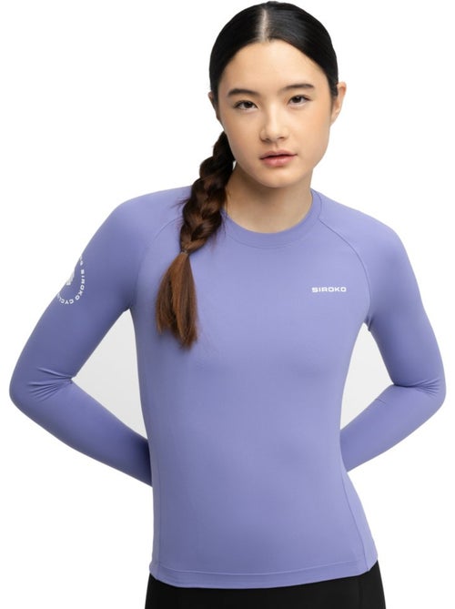 Maillot vélo manches longues sans zip femme femme m9-w scanuppia - Kiabi Maillot vélo manches longues sans zip femme femme m9-w scanuppia - Kiabi