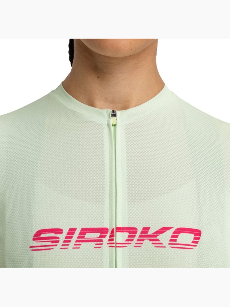 Maillot vélo mesh manches courtes femme cyclisme femme m8 syntony Vert - Kiabi