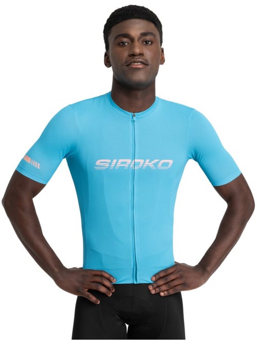 Maillot vélo mesh manches courtes homme cyclisme homme m8 environs - Kiabi
