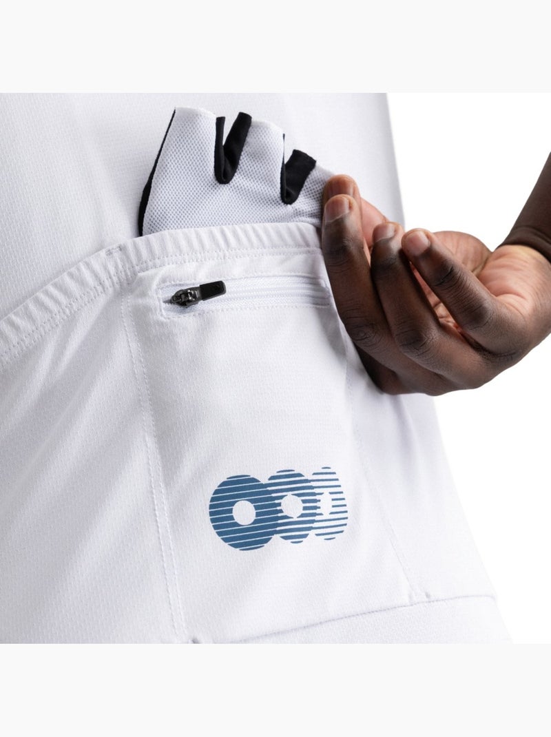 Maillot vélo mesh manches courtes homme cyclisme homme m8 inertia Blanc - Kiabi