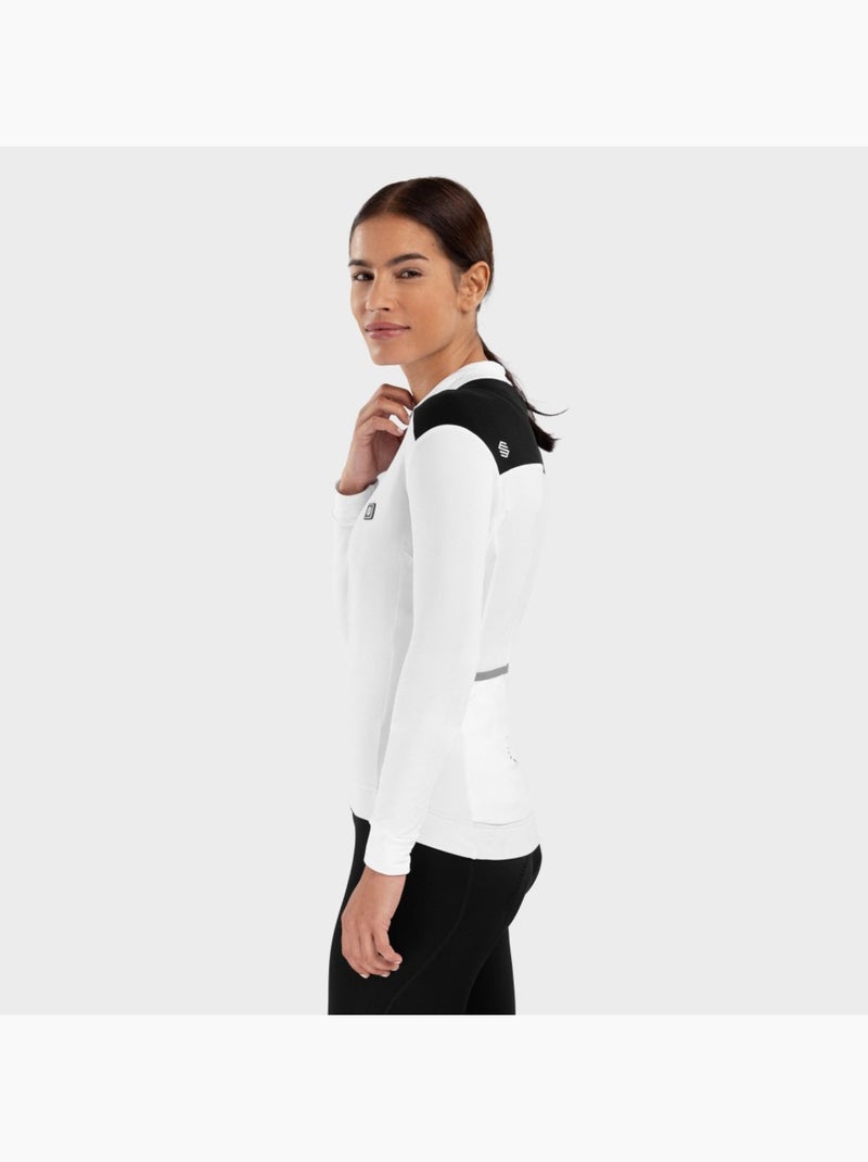 Maillot vélo thermique femme cyclisme femme srx m4 eira Blanc - Kiabi