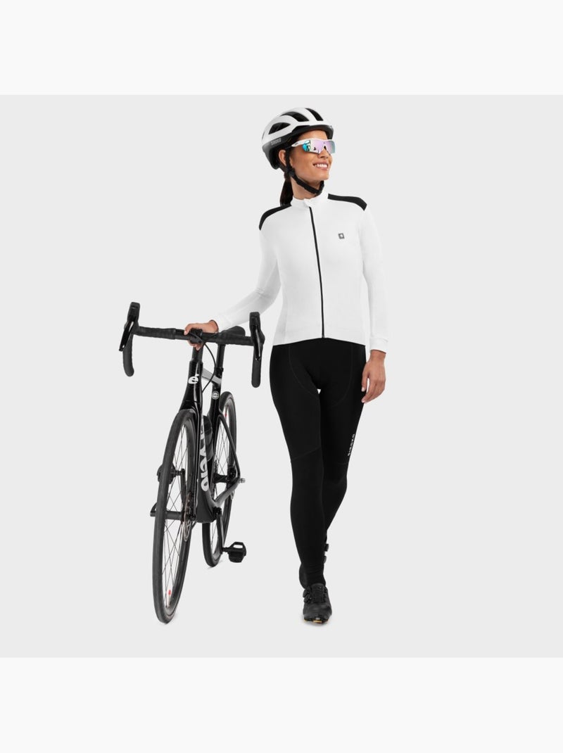 Maillot vélo thermique femme cyclisme femme srx m4 eira Blanc - Kiabi