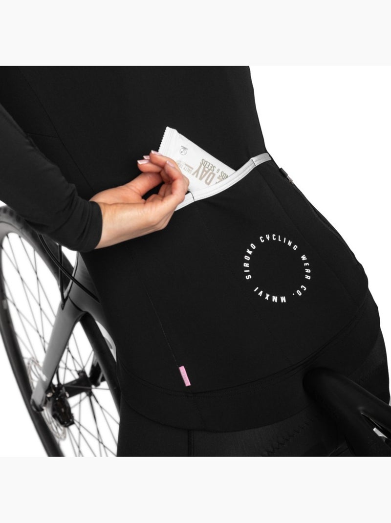 Maillot vélo thermique femme cyclisme femme srx m4 selva negra Noir - Kiabi
