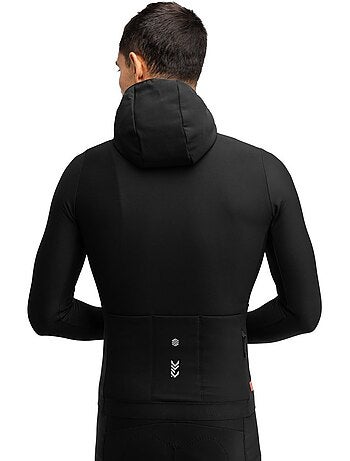 Maillot vélo thermique hiver à capuche homme homme dw valdres