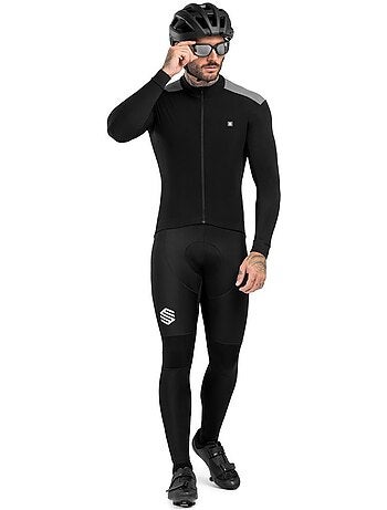 Maillot vélo thermique homme cyclisme homme srx m4 fleet moss