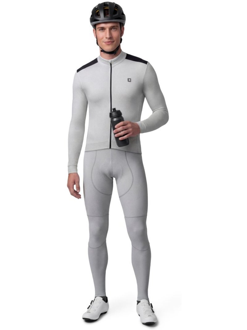 Maillot vélo thermique homme cyclisme homme srx m4 poggio Blanc Gris - Kiabi