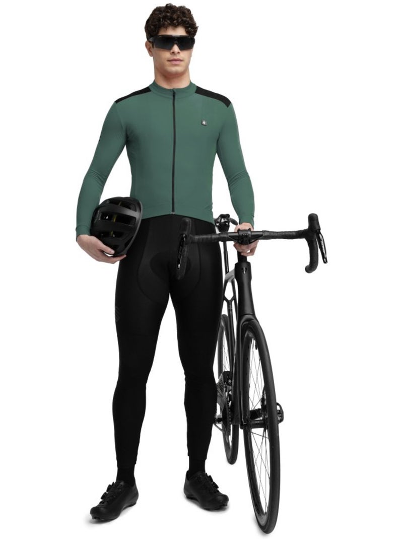Maillot vélo thermique homme cyclisme homme srx m4 volta Vert foncé - Kiabi