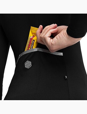 Maillot vélo thermique manches longues femme cyclisme femme core ashland