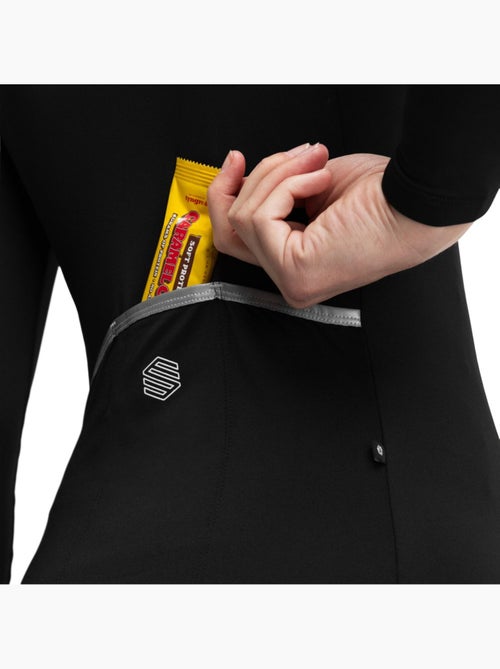 Maillot vélo thermique manches longues femme cyclisme femme core ashland - Kiabi