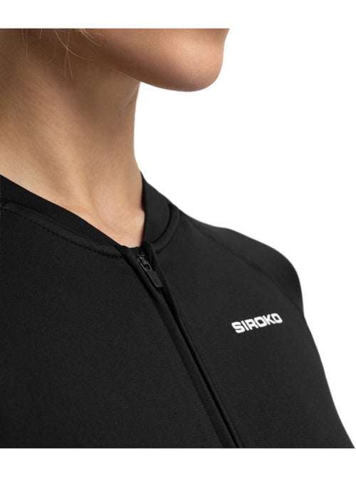 Maillot vélo thermique manches longues femme cyclisme femme core ashland - Kiabi