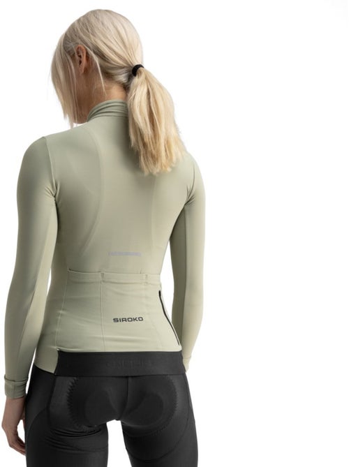 Maillot vélo thermique manches longues femme cyclisme femme m7 erbe - Kiabi