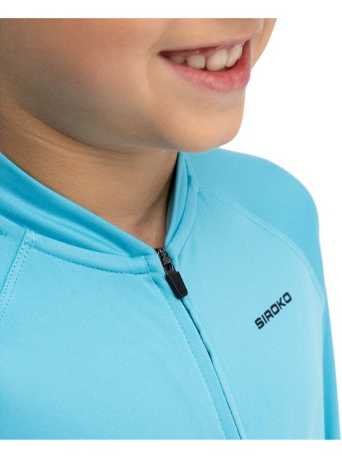 Maillot vélo thermique manches longues garçon cyclisme enfants k-core whip blu - Kiabi Maillot vélo thermique manches longues garçon cyclisme enfants k-core whip blu - Kiabi