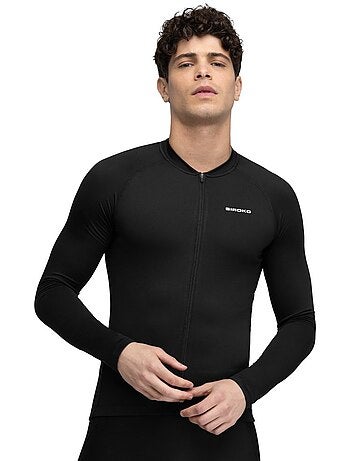 Maillot vélo thermique manches longues homme cyclisme homme core greylock
