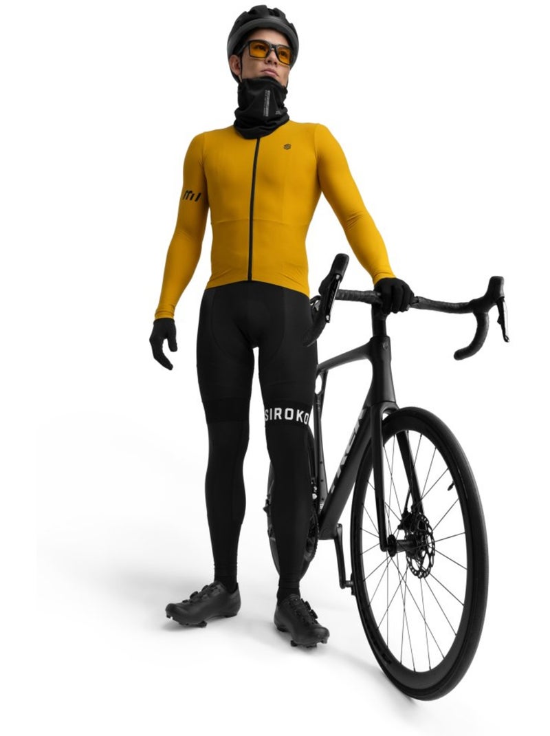 Maillot vélo thermique manches longues homme cyclisme homme m7 beixalis Jaune - Kiabi