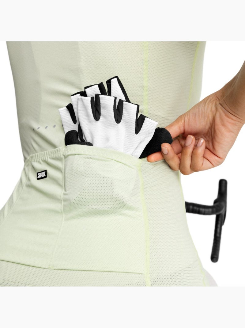 Maillot vélo ultraléger femme cyclisme femme srx éland Vert - Kiabi