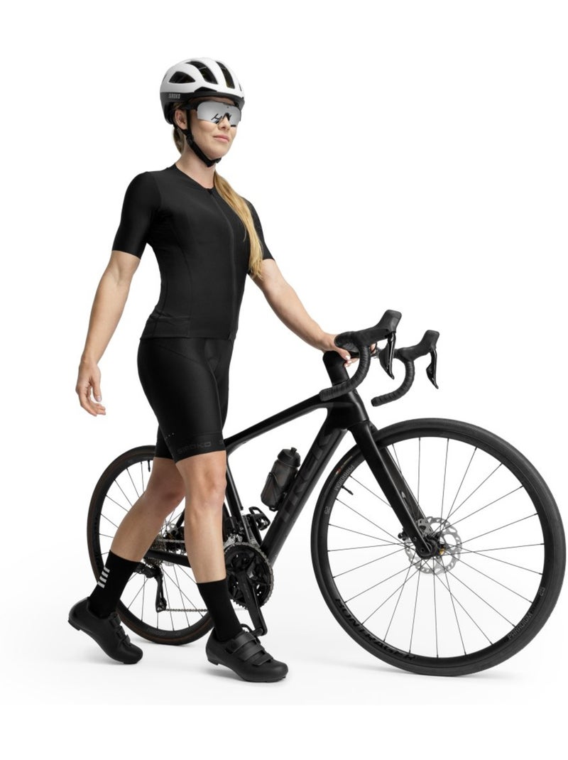 Maillot vélo ultraléger femme cyclisme femme srx lysá Noir - Kiabi