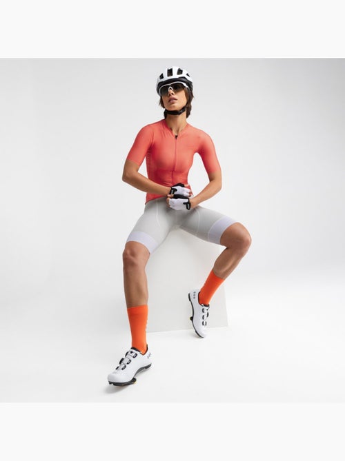 Maillot vélo ultraléger femme cyclisme femme srx peche - Kiabi