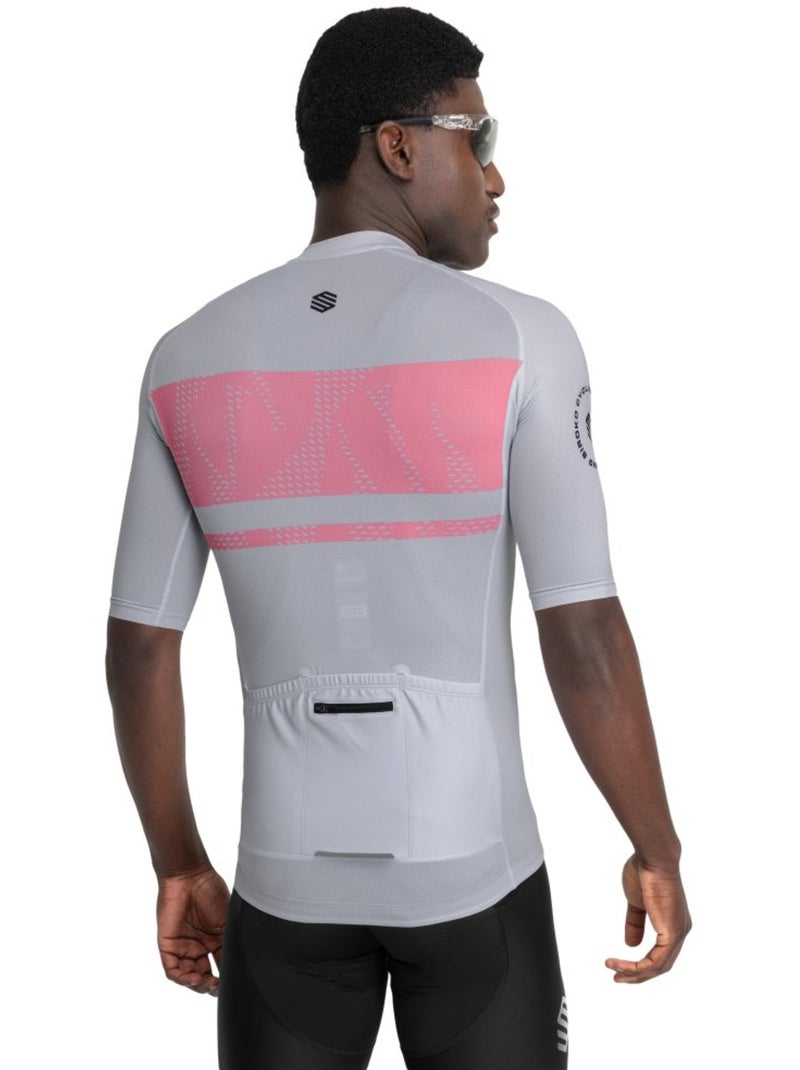 Maillot vélo ultraléger homme cyclisme homme m3 cadence Blanc Gris - Kiabi
