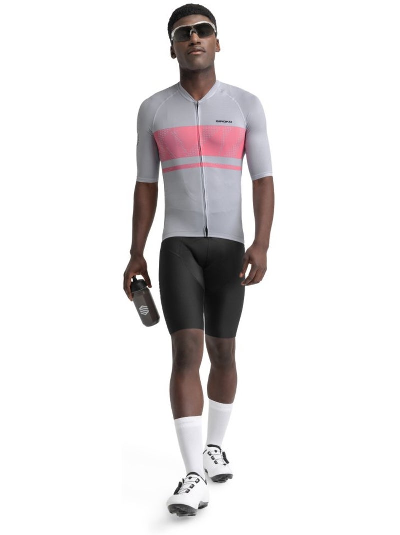 Maillot vélo ultraléger homme cyclisme homme m3 cadence Blanc Gris - Kiabi