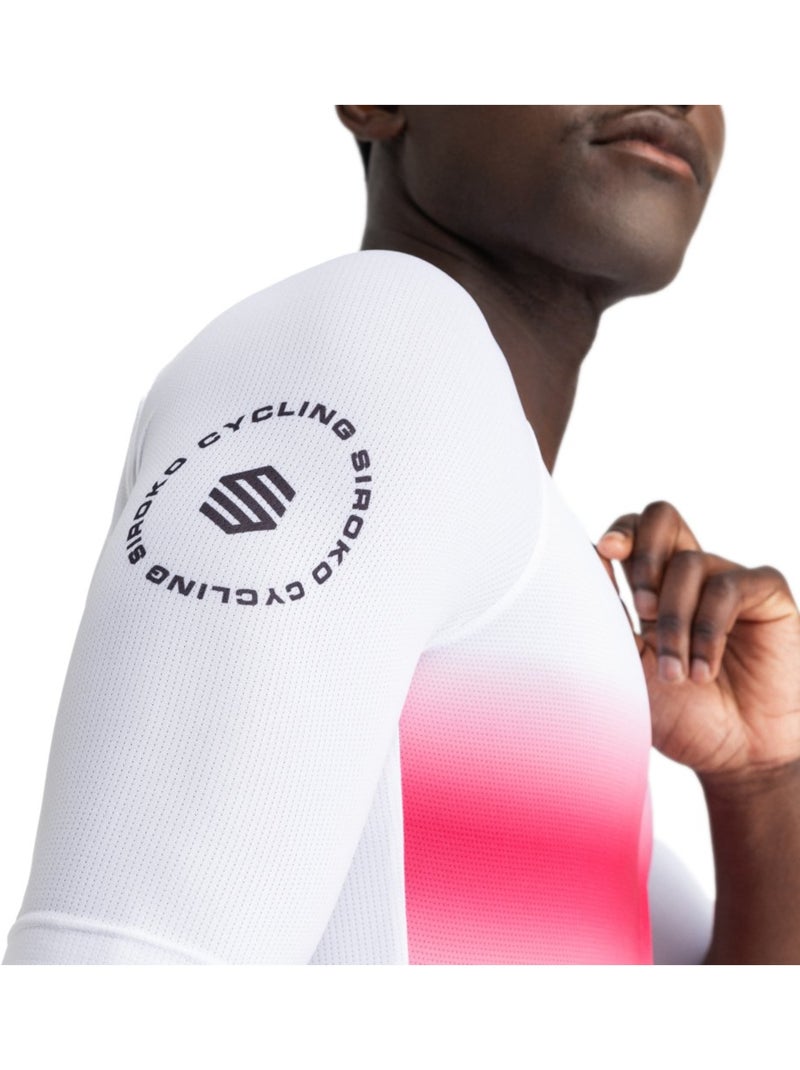 Maillot vélo ultraléger homme cyclisme homme m3 dawn Blanc - Kiabi