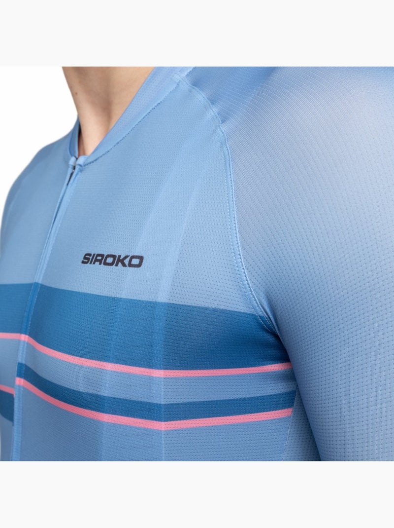 Maillot vélo ultraléger homme cyclisme homme m3 vista Bleu - Kiabi