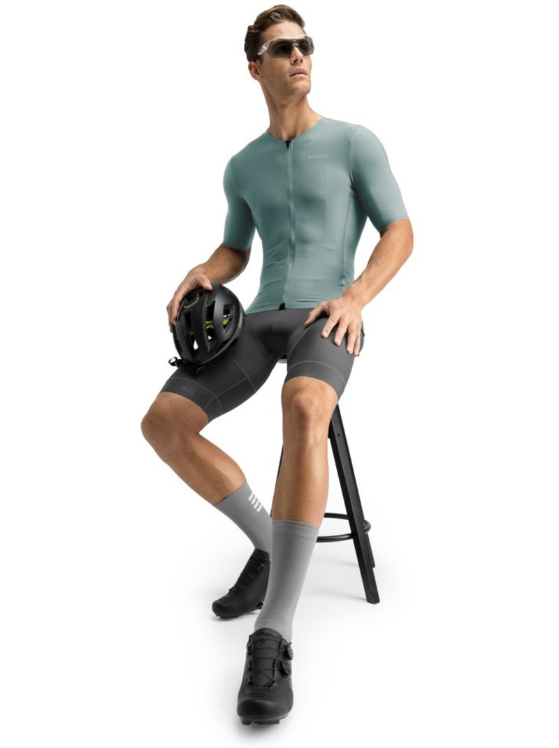 Maillot vélo ultraléger homme cyclisme homme srx dauphiné Vert foncé - Kiabi