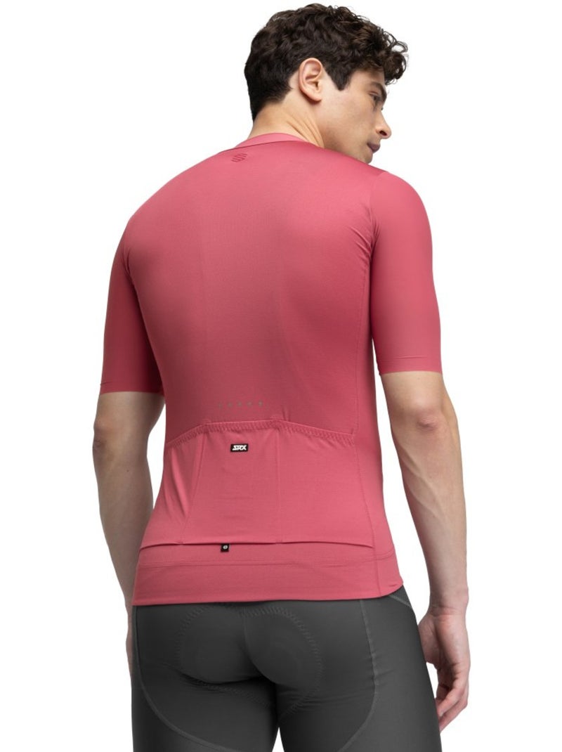 Maillot vélo ultraléger homme cyclisme homme srx dirty kanza Rouge brique - Kiabi