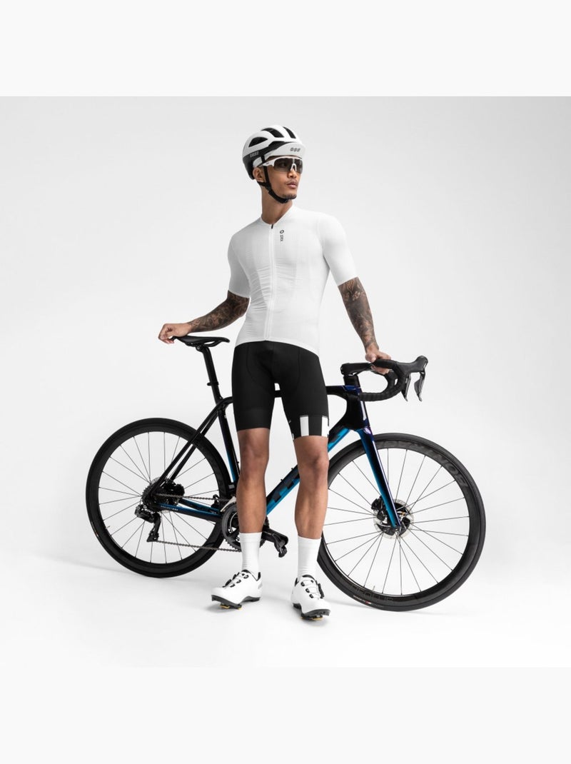 Maillot vélo ultraléger homme cyclisme homme srx ii manila Blanc - Kiabi