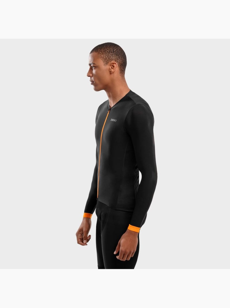 Maillot vélo ultraléger homme cyclisme homme srx roselend Noir - Kiabi