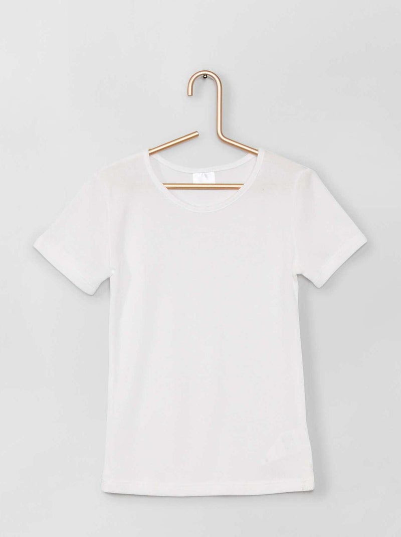 Maillots de corps Thermolactyl 'Damart'- Niveau 2 - Lot de 2 blanc - Kiabi