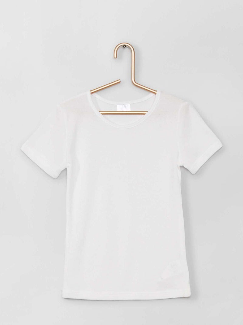 Maillots de corps Thermolactyl 'Damart'- Niveau 2 - Lot de 2 blanc - Kiabi